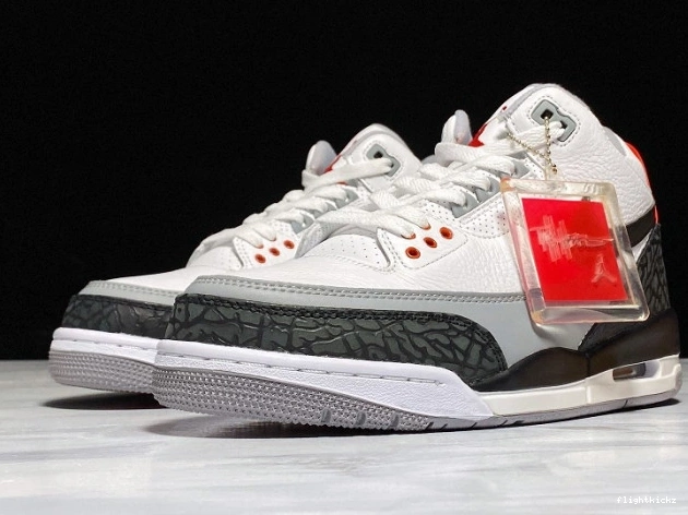 3 mens Jordan Air Retro Fire NRG Red AQ3835-160 Tinker 1120